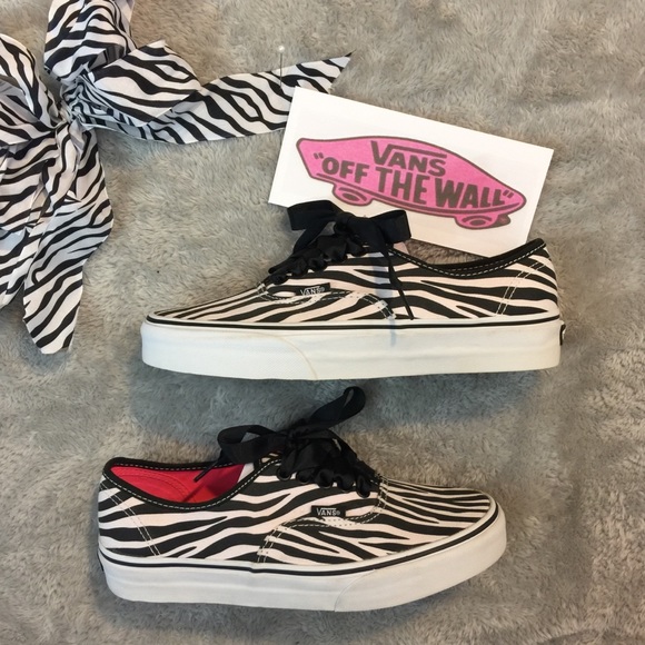 zebra print vans shoes